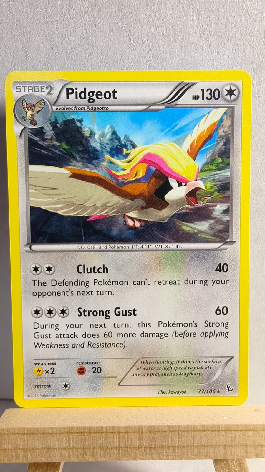 Pidgeot [LP] - Pokemon TCG Flashfire 77/106 [Rare]