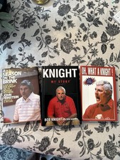 Bobby Knight in-person To Marty signed book KNIGHT MY STORY 2002,Oh,What A Knig