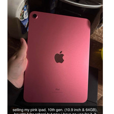 Apple iPad 10th Generation 64GB Wi-Fi Tablet 10.9" Pink Used