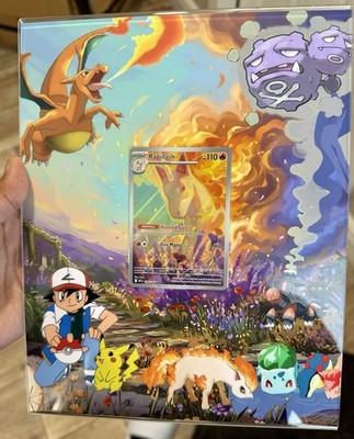 Rapidash 189/182 extended art frame CARD NOT INCLUDED