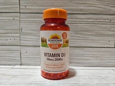 Sundown Vitamin D3 50mcg 2000iu Bone Teeth Im...