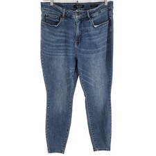 Judy Blue Jeans Womens 20W Blue Skinny Fit Stretch Denim High Rise 5 Pocket