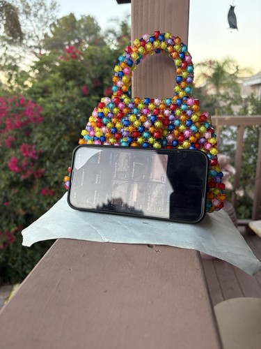 Unbranded Hand Made Little Handbag Purse Bag. Unique and Colorful. - Picture 7 of 7