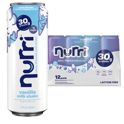 Nurri 30g Protein Vanilla Milk Shake 11 fl. oz., 12 pk. PROTEIN SHAKE