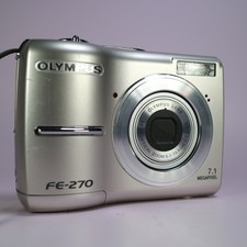 Olympus Digital Camera FE-270 7.1MP Silver Tested