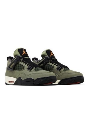 Jordan Air Jordan 4 Undefeated Olive Black Orange 2025 Sneaker