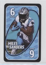 2024 Uno Fandom NFL Carolina Panthers Blue Miles Sanders #6 0c4