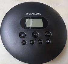 Oakcastle CD100 Portable CD Player W/Rechargeable Battery Output. Tested 