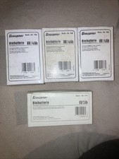 Groupner Battery Lot-3best-nr.769 6v4ah 1best-nr.774 6v3 Ah- 4 Brand New