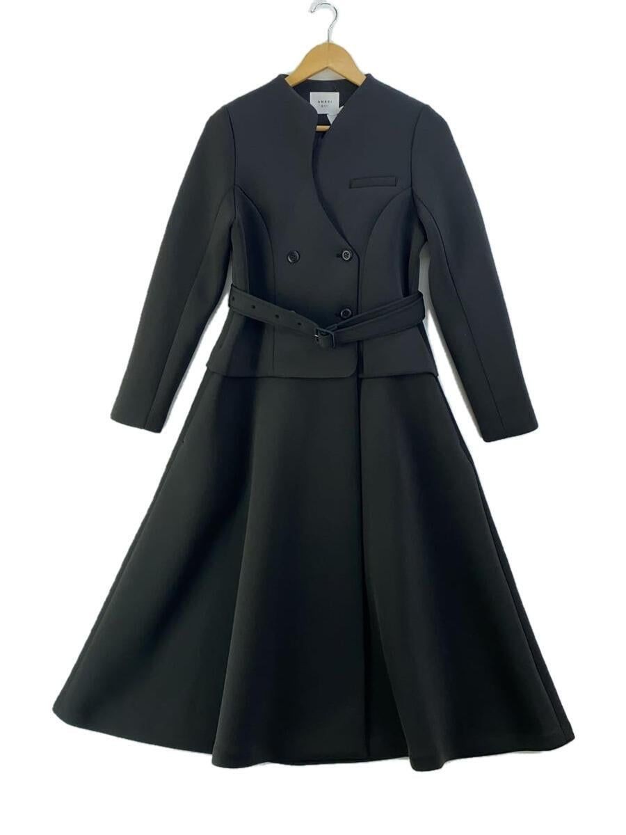 ALTRA B STONE Altro Cappotto S Poliestere Nero Tinta Unita 01220760720