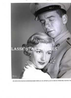 M733 Frank Lovejoy Anita Louise Retreat, Hell 1952 8 x 10 vintage photograph
