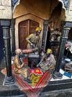 Anton Chotka Austrian Painted Bronze Orientalist Middle East Table Figural Lamp — photo 9