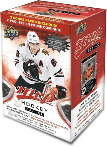 2021-22 UPPER DECK MVP BLASTER BOX SEALED HOCKEY FIRST RC CARDS SP QTY AVAIL
