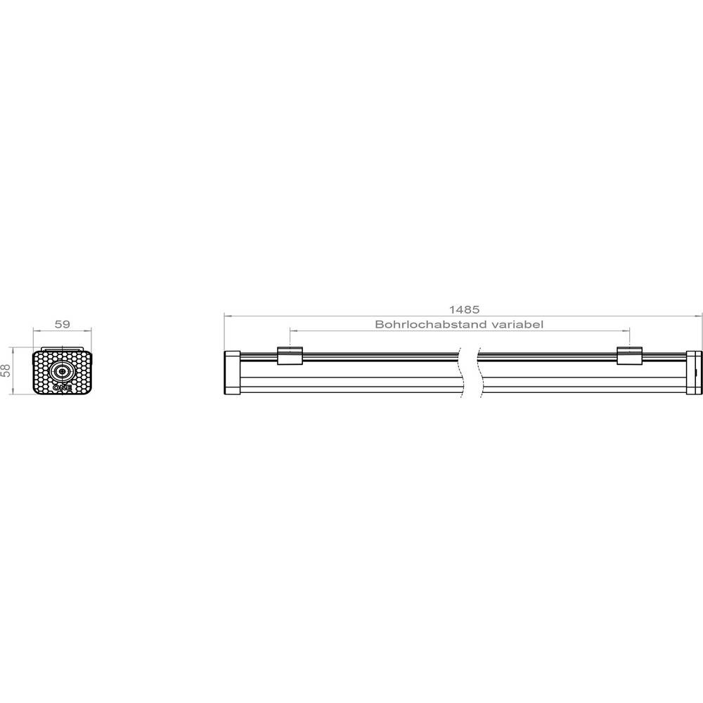 Éclairage LED pour sous-sol et garage Katla One Pracht 9109003