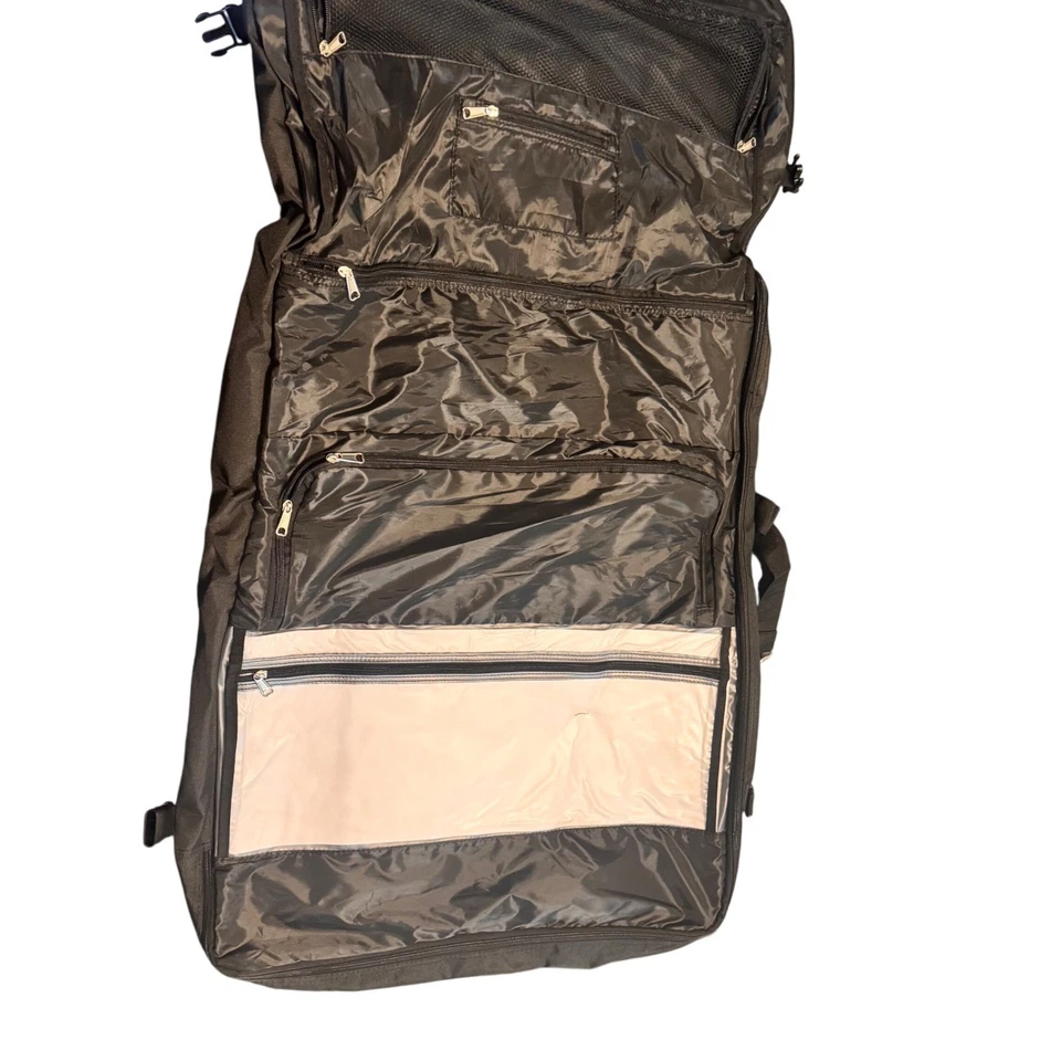 Delsey Paris 45" Deluxe Garment Bag Suitcase Luggage Carry On Travel Black - Image 4 of 4