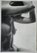 Chica erótica desnuda chica erótica desnuda hoja original RDA revista años 60 aprox A4