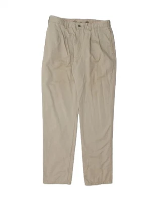 DOCKERS Mens Pegged Chino Trousers W36 L34 Beige DV35 - Image 1 of 4