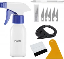 SINGARO Car Window Film Kit, 5PCS Car Glass Protective Window Tinting Privacy Fi