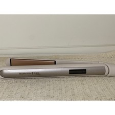 Remington Shine Therapy 1 Inch Flat Iron Hair Straightener S9500 White Silver