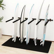 Surfboard Rack Wall Mount 6/8 Arms Heavy Duty Storage Display