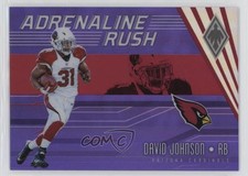 2017 Panini Phoenix Adrenaline Rush Purple 22/75 David Johnson #AR-12 1d6q