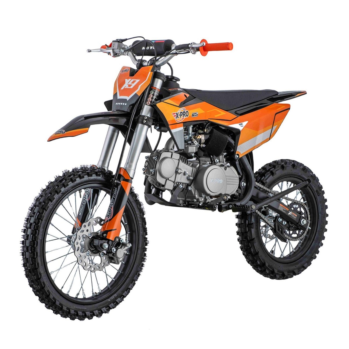 X-PRO X9 125cc Dirt Bike Pit Bike with 4-Speed Manual Transmission