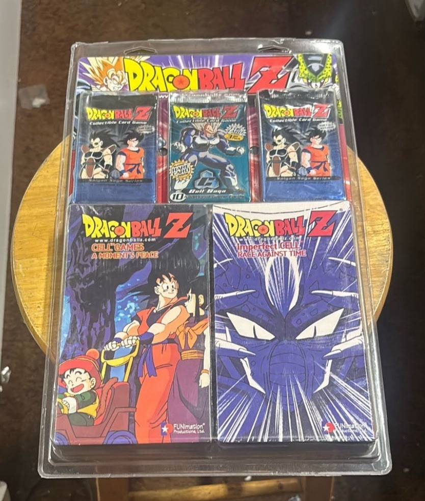 ドラゴンボール VHS ケース DBZ VHS Box Set 6 Sealed Dragonball Score Booster Packs Cell