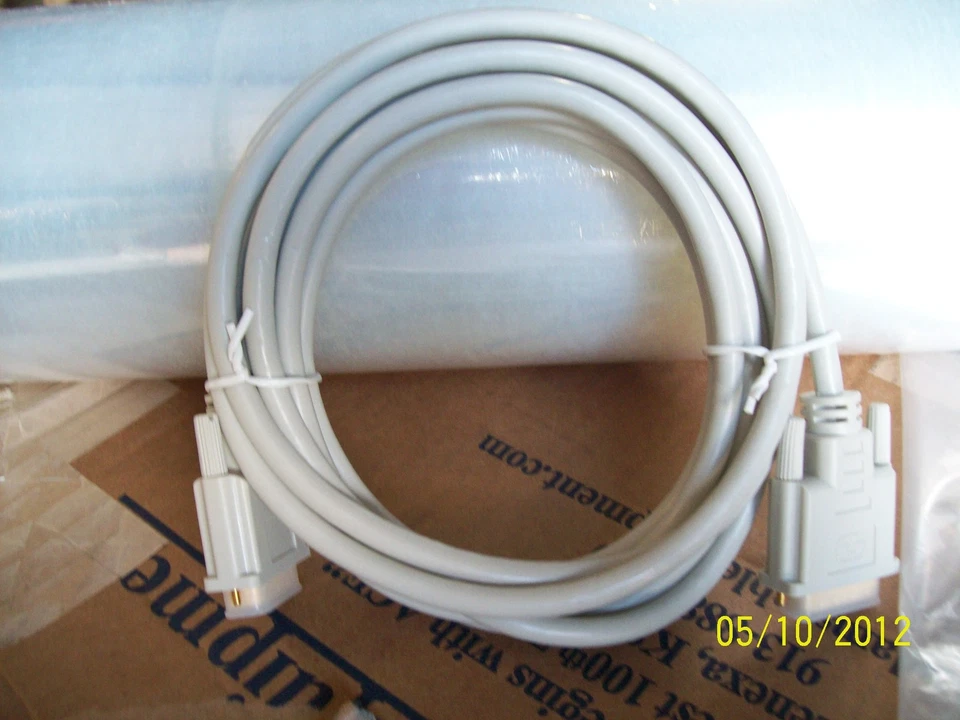 DVI-D Male To DVI-D Male Single Link Digital Video Cable 12ft Ivory - Image 4 of 4