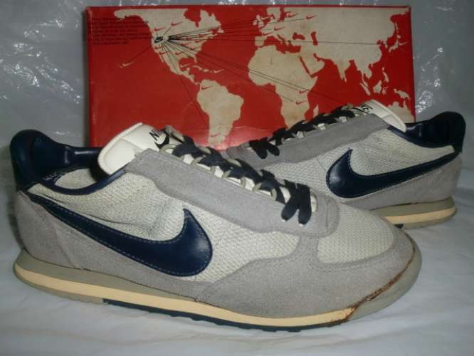 NIKE Los MESH Gray x Navy Men's US8.5 Made in Japan w/Box