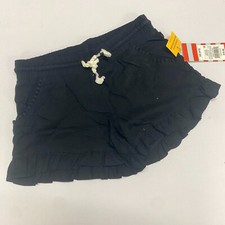 Cat  Jack Toddler Girls Pull-On Shorts Ruffle Hem Stretchy Drawstring XS 4/5