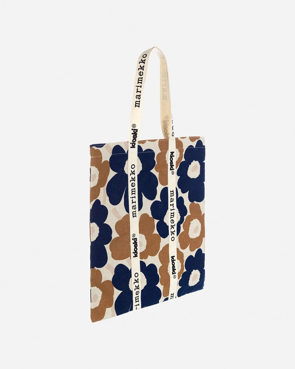 Marimekko Carrier Midi Unikko Fabric Bag 45cm height, 43 cm width Jp Exclusive