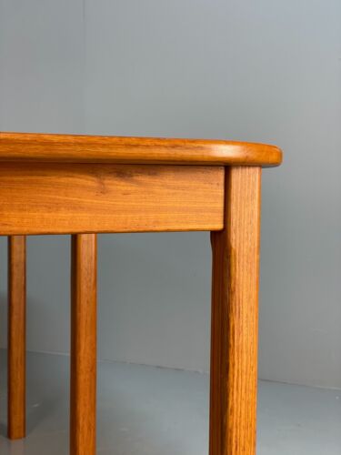Vintage Solid Teak Extending Modular Rectangular Dining Table Unique EB8848 MWOO - Picture 12 of 24
