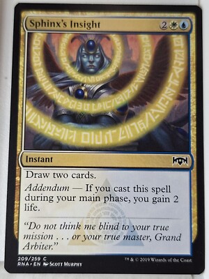 Sphinx's Insight - Ravnica Allegiance - Magic the Gathering MTG Nice!