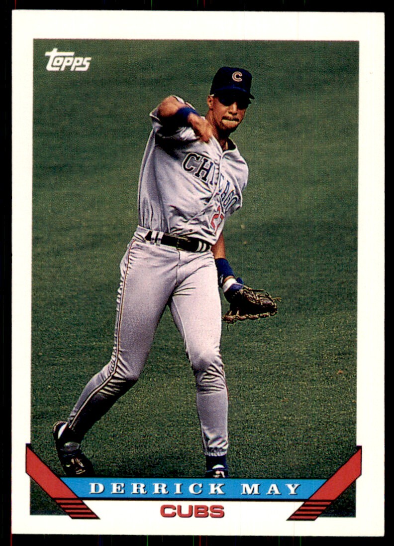 1993 Topps Derrick May Baseball Cards #391