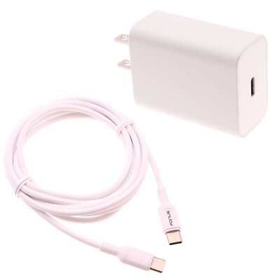 18W Fast Home Charger PD Type-C 6ft USB-C Cable Quick Power for Cell Phones