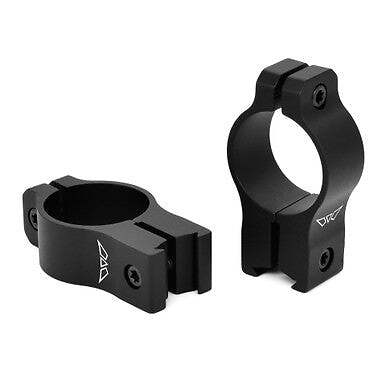 WARNE VAPOR 1" HIGH 3/8" DOVETAIL RIMFIRE RINGS - Picture 1 of 1