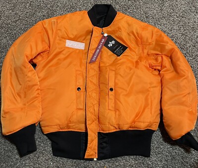 NWT MA-1 Bomber Flight Jacket - Fighter Pilot Flight Jacket Black