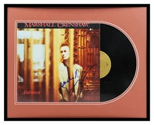 Marshall Crenshaw Signed Framed 1985 Downtown Record Album Display