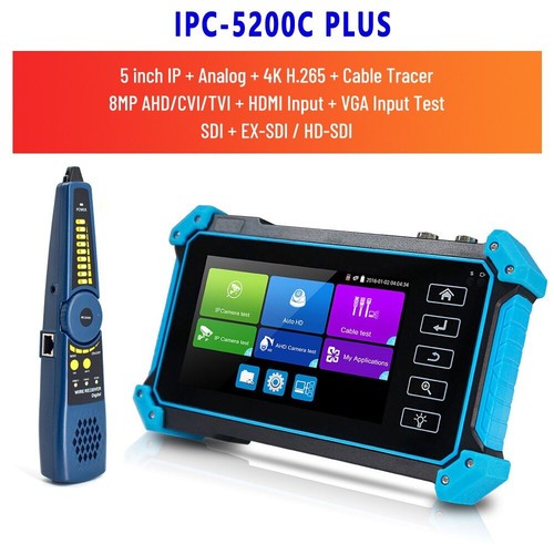 IP Camera CCTV Tester Security Network Cable Analog POE HDMI Tester Wifi Monitor - Picture 29 of 29