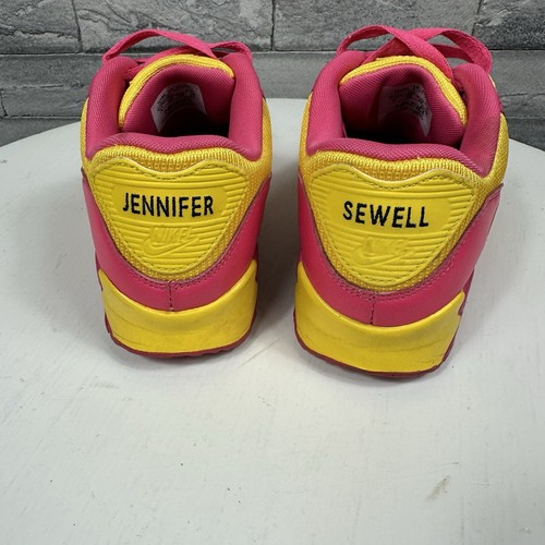 Nike Air Max 1 By You Nike ID Personalizadas Mujeres - Talla 7 Rosa y Amarillo - Imagen 4 de 8