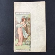 Alte AK Karte JUGENDSTIL 1900 Eau Vals Saint Jean Jugendstil Postkarte