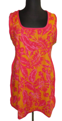 strapless open back dress Black Pink main image 0