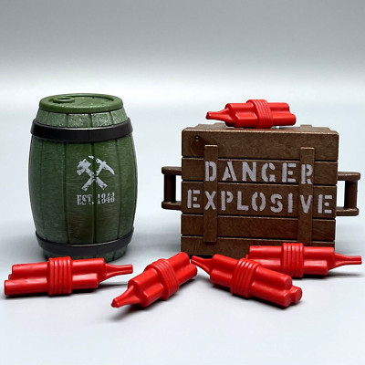 Playmobil Dynamite Explosives TNT Barrel Danger Explosive Chest Weapons Western