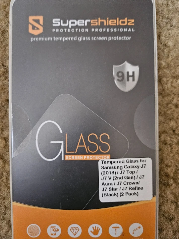 2 X Supershieldz закаленное стекло полный чехол протектор экрана Samsung Galaxy S7(A2) - Изображение 3 из 4