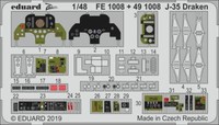 MW22 Eduard FE1008 J-35 Draken 1/48 Zoom Set For Hasegawa