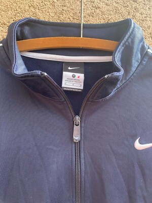 Vintage Nike Navy Blue Full Zip Up Jacket Mens Large RN# 56323 CA
