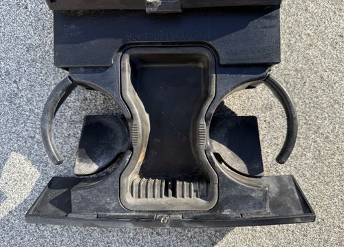 2004 05 06 07 2008 Ford F150 FRONT DASH DUAL PULL OUT CUP HOLDER BLACK OEM 2 - Picture 3 of 4