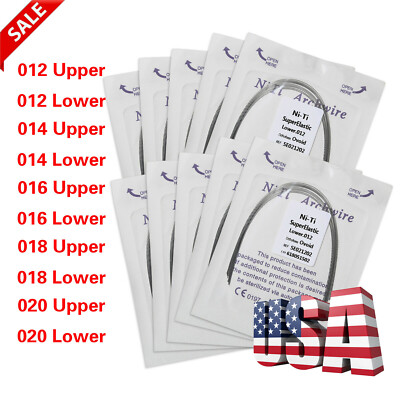 Dental Super Elastic Niti Round Arch Wires Wire for Bracket Braces orthodontic