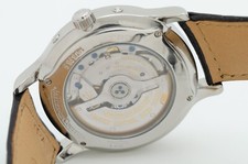 Jaeger LeCoultre Master Control Moon Black Full Calendar Stainless Steel Watch 16