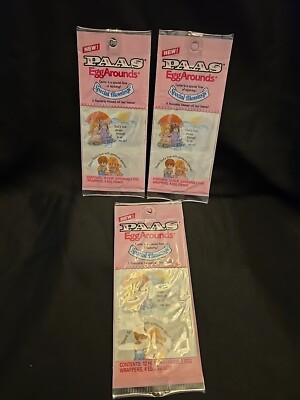 Paas Eggarounds Special Blessings Easter Shrink Wrap Decorations VTG 1989  Lot